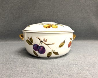 Royal Worcester Casserole Dish - Evesham Covered Bowl