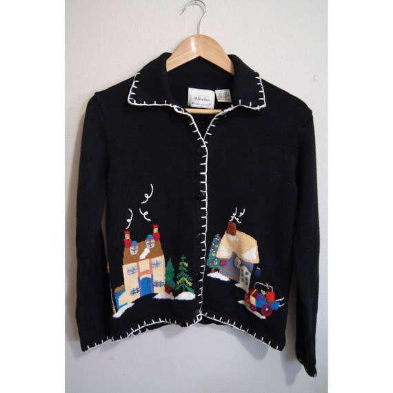 christmas cardigan sweater womens
