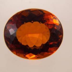 Natural, Madera Citrine,Huge, 21.47 carats, VVS,Oval Cut, Faceted, Golden Brown,