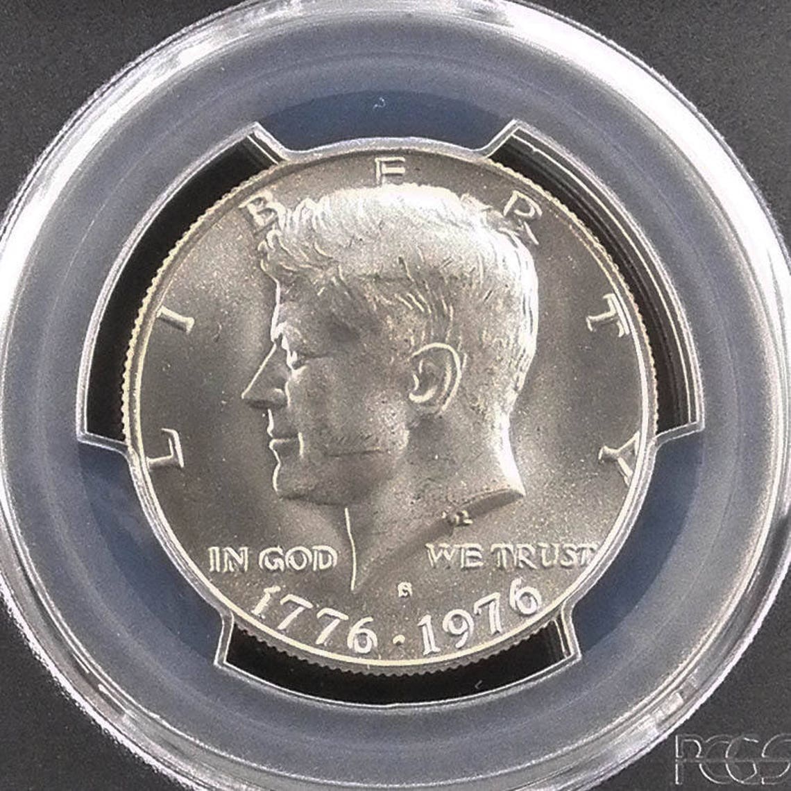 1976 S Kennedy Silver Half Dollar PCGS MS66 Bi centennial Etsy