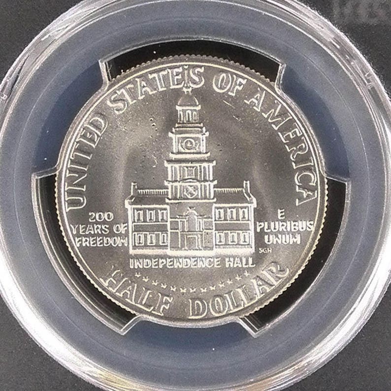 1976 S Kennedy Silver Half Dollar, PCGS MS66, Bi-centennial Coin, Gem ...