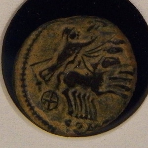 Constantine the Great, 306 AD - 337 AD, Bronze Prutah, Laureate Head Right,Great Reverse, Selected Gospels, Christian Emperor, Biblical coin