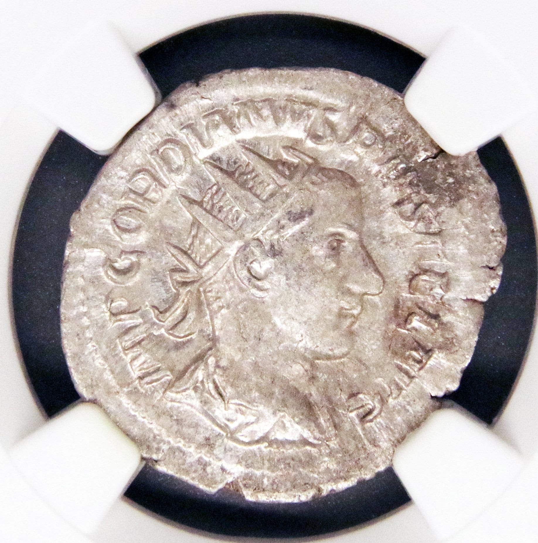 ローマ帝国　238-244　ゴルディアヌス3世　デナリウス貨　@182 ローマ帝国 AD238-244 ゴルディアヌス3世 ダブルデナリウス 銀貨