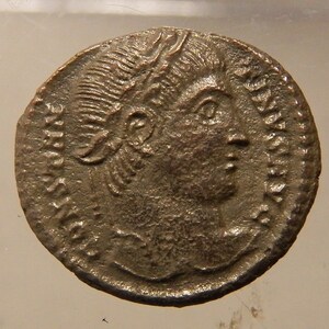 Constantine the Great,Silvered, AE Bronze Follis, 307 - 337 AD, Biblical coin, Ancient coin, Roman Imperial, Roman coin, Constantine