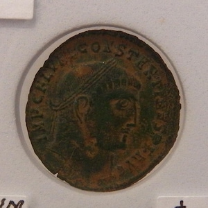 Constantine the Great, Bronze Follis, Antioch Mint, Roman coin, Ancient coin, Roman Bronze, Christian Emperor, Prutah