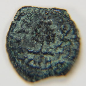 Herod Archelaus, 4 BC - 6AD, Bronze Prutah, Augustus, Judea, Time of Christ, Roman Imperial, Roman Coin, Ancient Coin