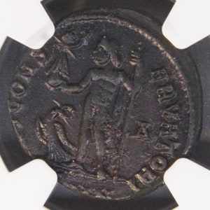 Constantine, NGC Ch XF, AE Bi Reduced Nummus, Nicomedia Mint, Roman Imperial,  Ancient coin, certified, Guaranteed,