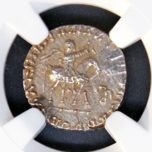 Azes I or II, NGC Ch XF, Ar drachm, Indo Scythian Kingdom