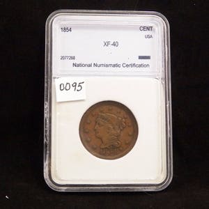 United States 1856 Braided Hair 1/2 Half Cent Copper COIN Choice Brown  Uncirculated -  Canada