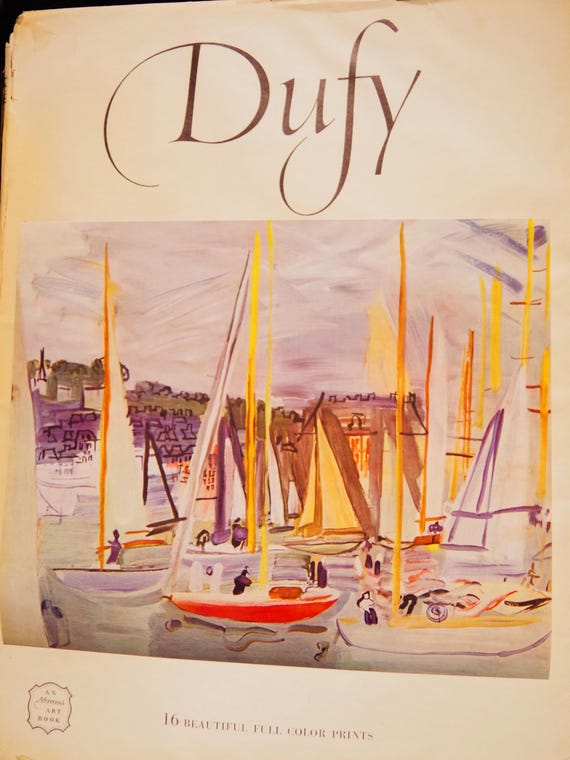 Vintage 1954 Raoul Dufy Vintage 1954 Raoul Dufy