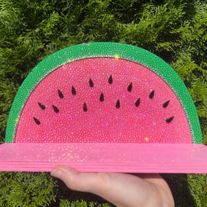 Rhinestoned Decorative Watermelon Shelf