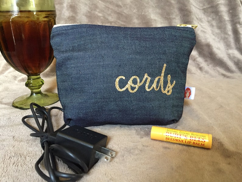 Denim Cords Pouch
