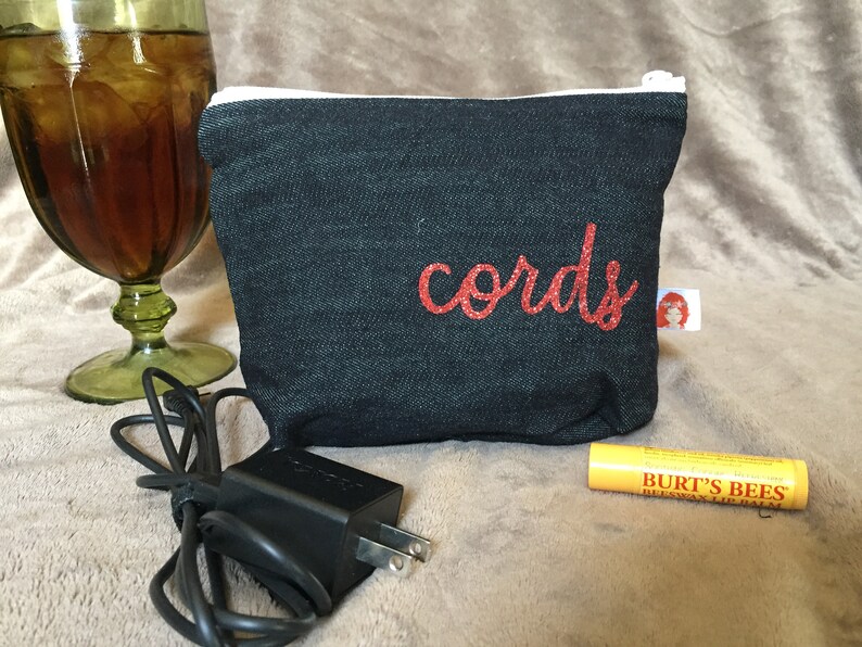 Denim Cords Pouch