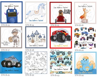 Pojkdekaler för presenter