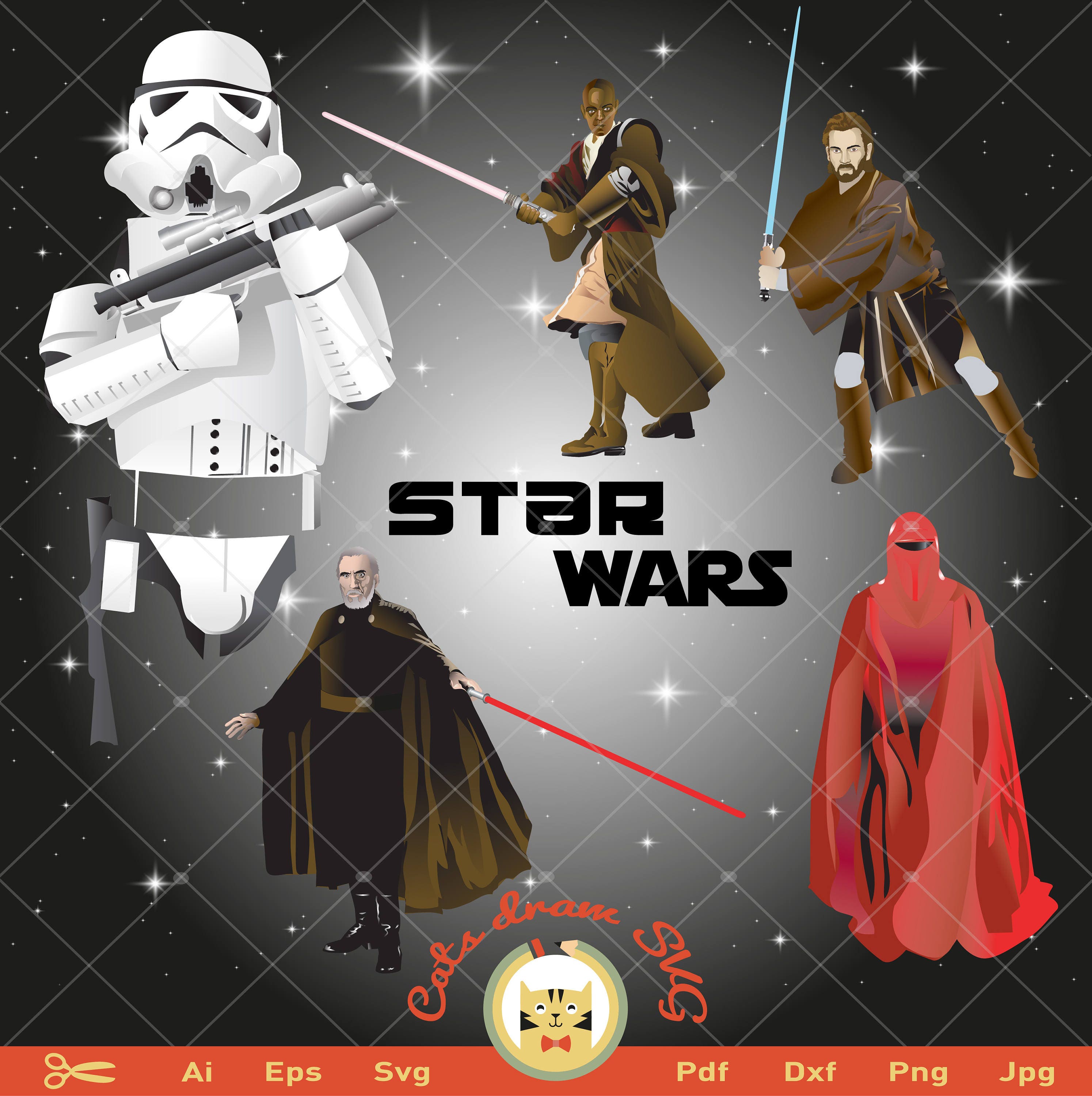 Download Star Wars Cricut SVG Designs Star Wars SVG Cut Files Star ...