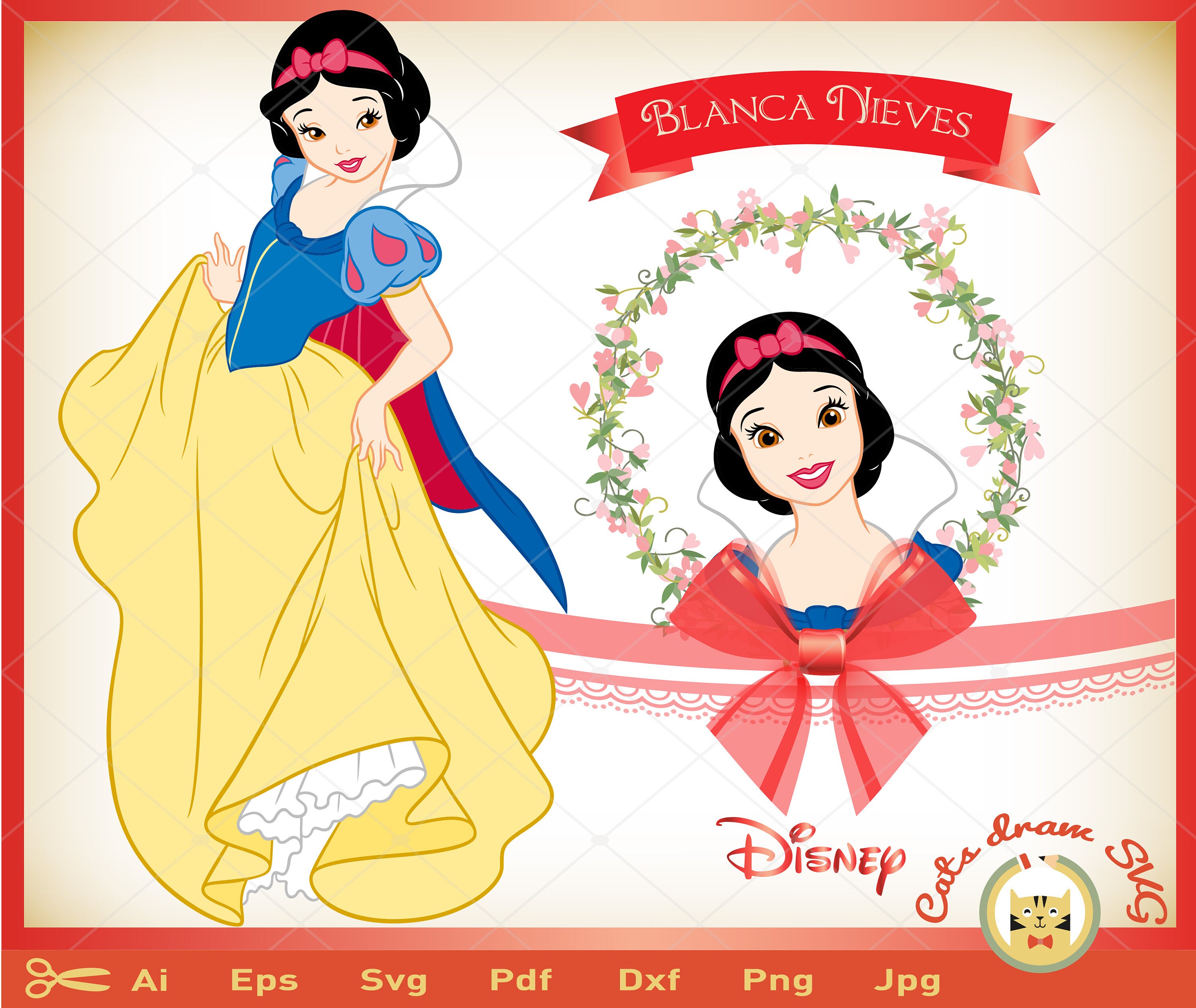 Download Disney Princess SVG Cutting Files Disney Princess Print ...