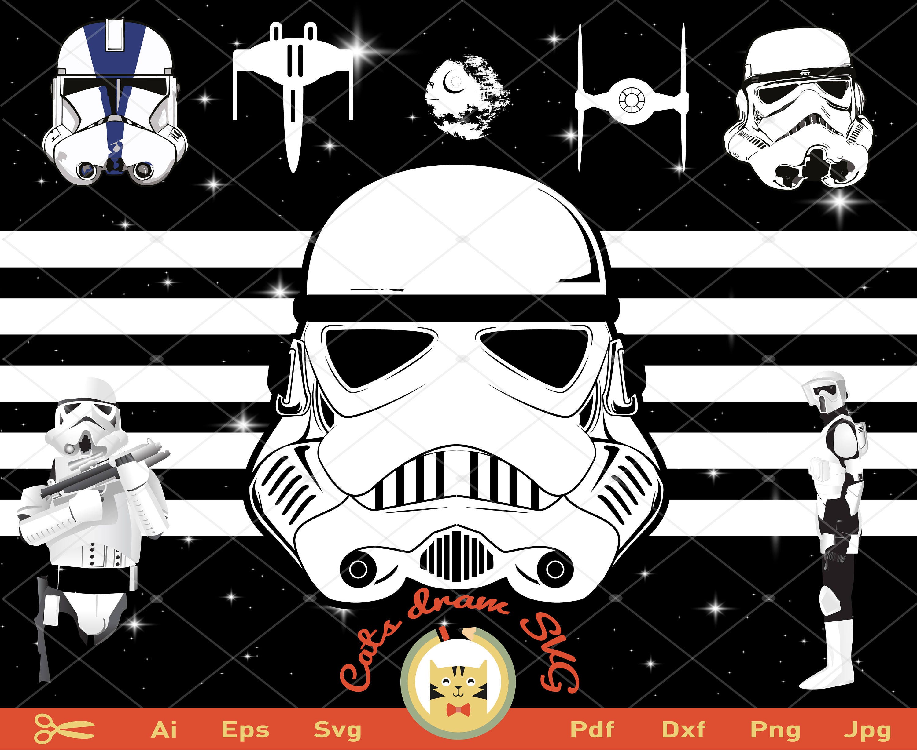 Download Star Wars Cricut SVG Designs Star Wars SVG Cut Files Star ...