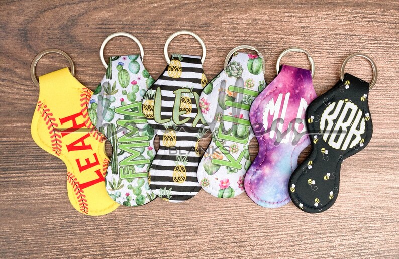 Chapstick Holder Keychain Pink Mermaid Tail l lip balm holder l Party Favor l Team Gift l Personalized Key Ring l Cozy l