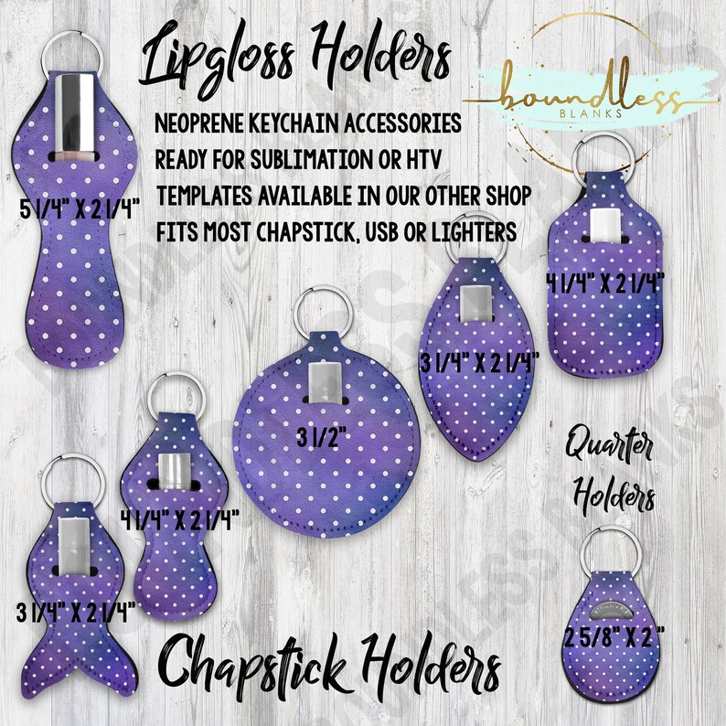 Chapstick Holder Keychain Pink Mermaid Tail l lip balm holder l Party Favor l Team Gift l Personalized Key Ring l Cozy l