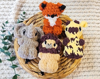 Handmade Crochet Animal Plush | Soft Toy | Safari Stuffie | Forest Stuffie