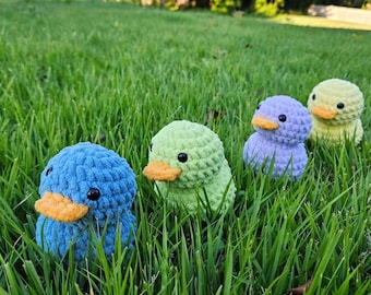 Crochet Duckling | Handmade Plush Stuffie | Rubber Duck Stuffie