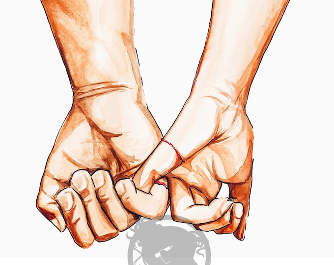 Pinky Promise Art Print