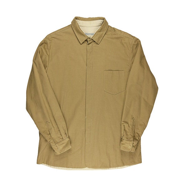 Invloed Cataract Vereniging Vintage Emporio Armani Thick Overshirt Jacket XL - Etsy