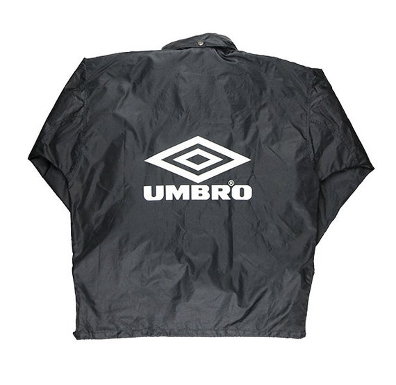 Vintage Umbro Pro Training Black Nylon Windbreaker 90s XL - Etsy