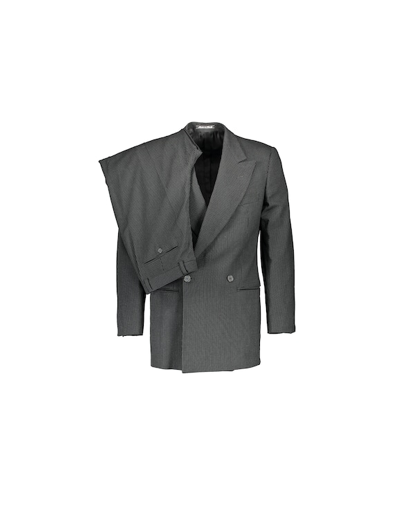 giorgio armani black suit