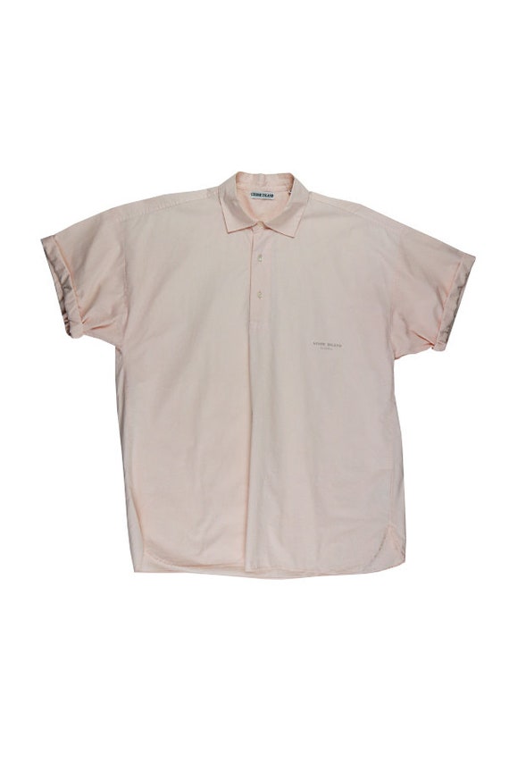Archive Stone Island Marina Peach Short Sleeve Polo Shirt XL - Etsy
