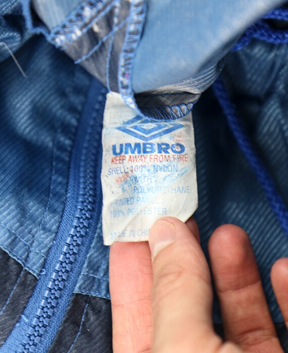 Vintage Umbro Pro Training Blue Nylon Windbreaker 90s XL - Etsy