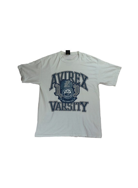 Vintage Avirex Varsity T-Shirt Medium Oversized