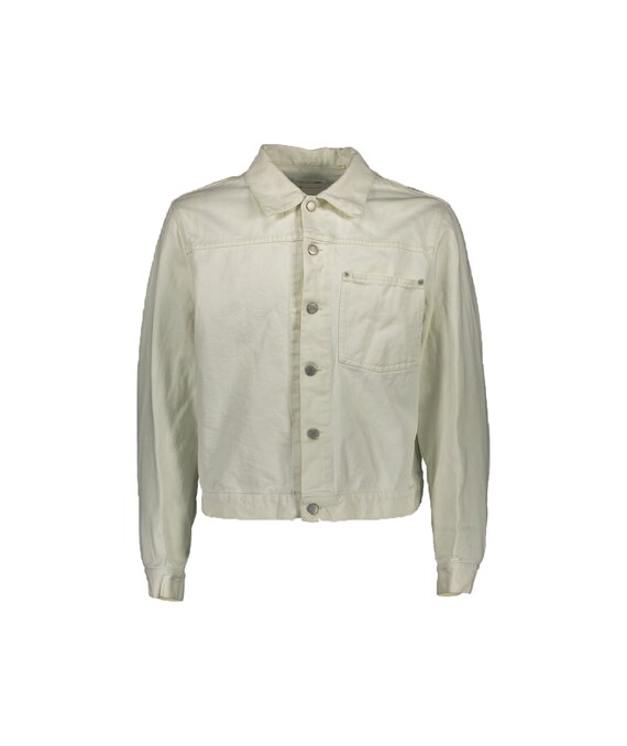 helmut lang white denim jacket