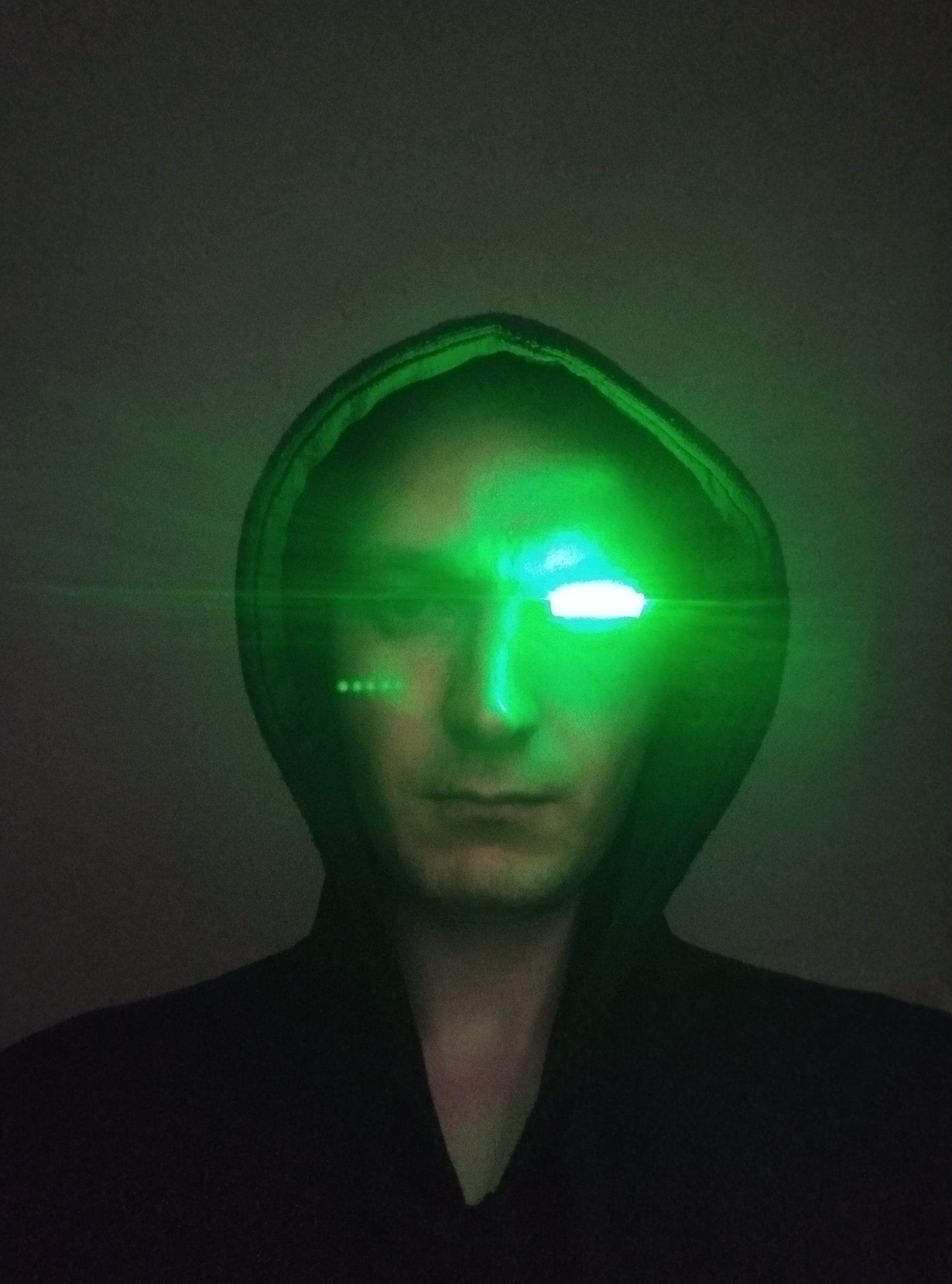 Glowing Eye Green Pink Red White Blue Etsy