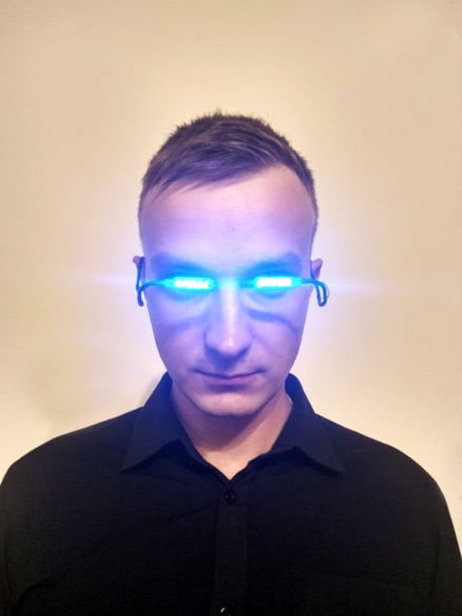 LED Glowing Eyes red Headpiece Cosplay Glowing Eyes Super Etsy UK