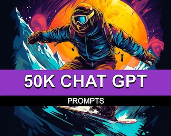 50,000 ChatGPT Prompts Limitless Potential! Ultimate Passive Income Source. Exclusive PLR Bundle