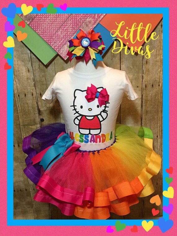 JoJo Siwa Girls Tutu Skirt Pink Bow Rainbow Reg /& Plus Sizes