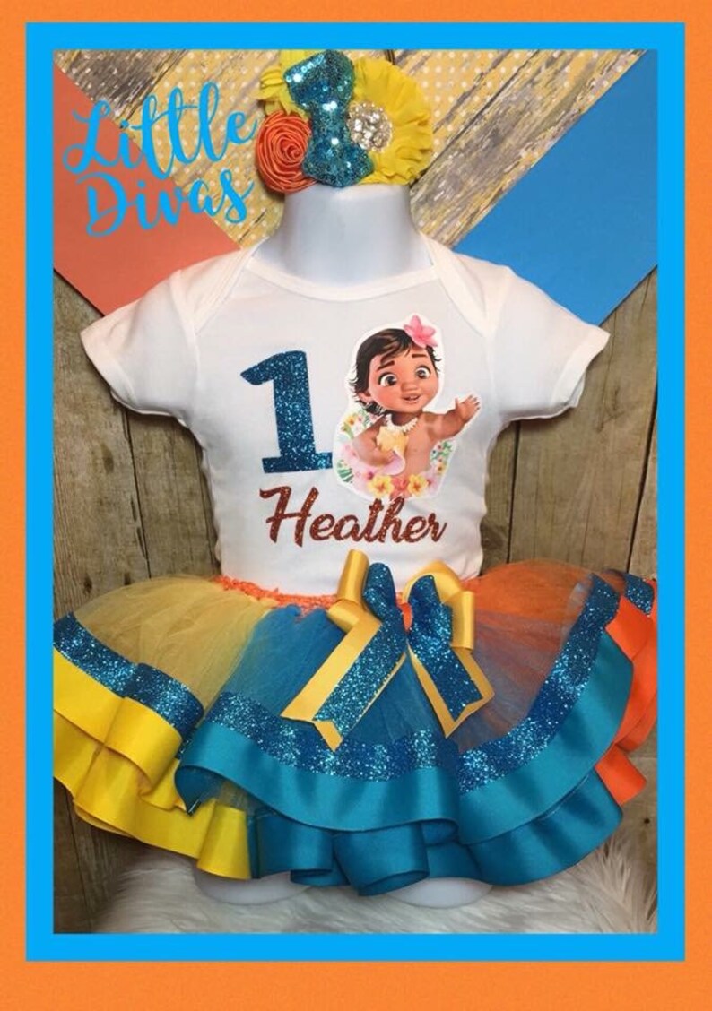 baby moana tutu