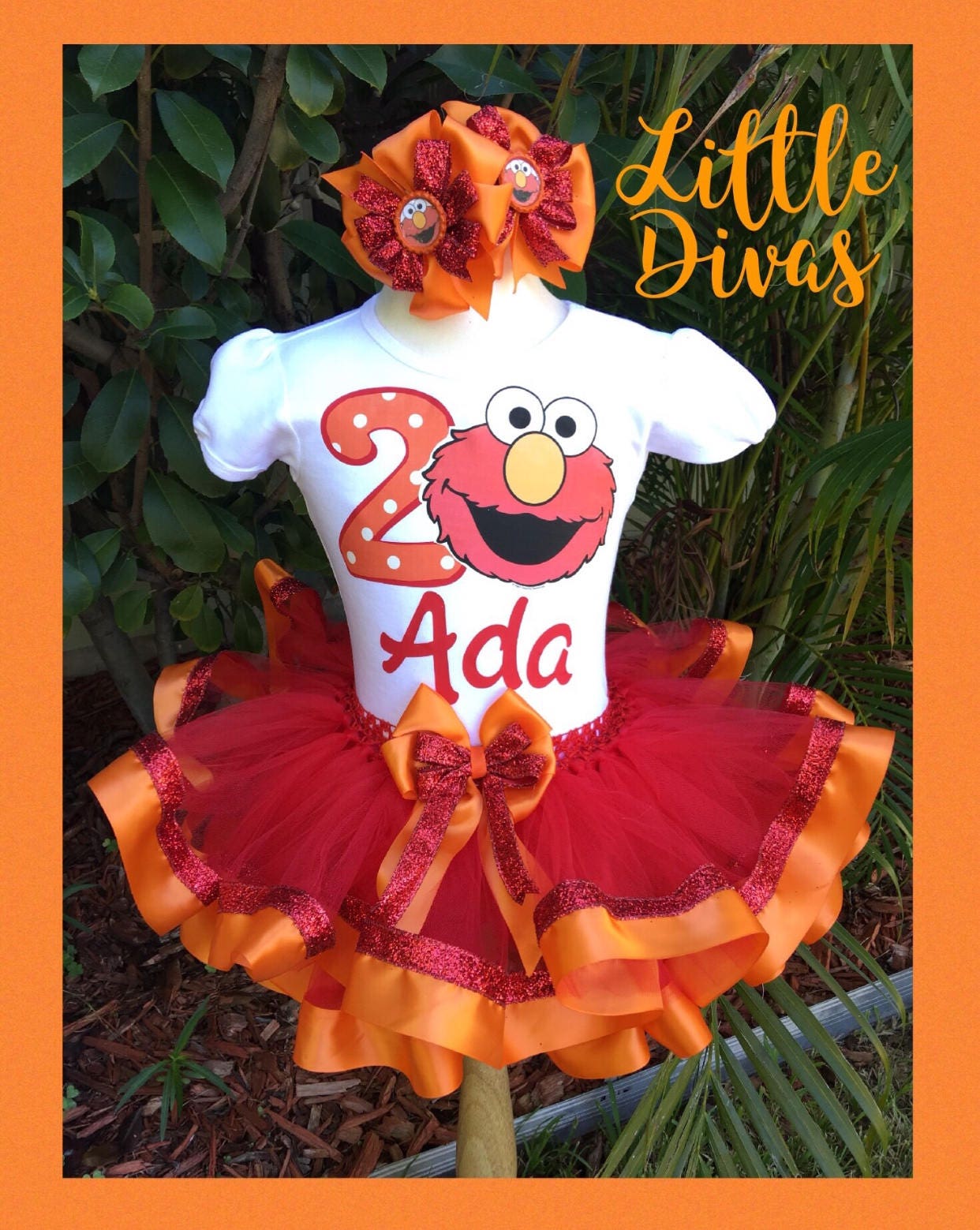 elmo birthday tutu