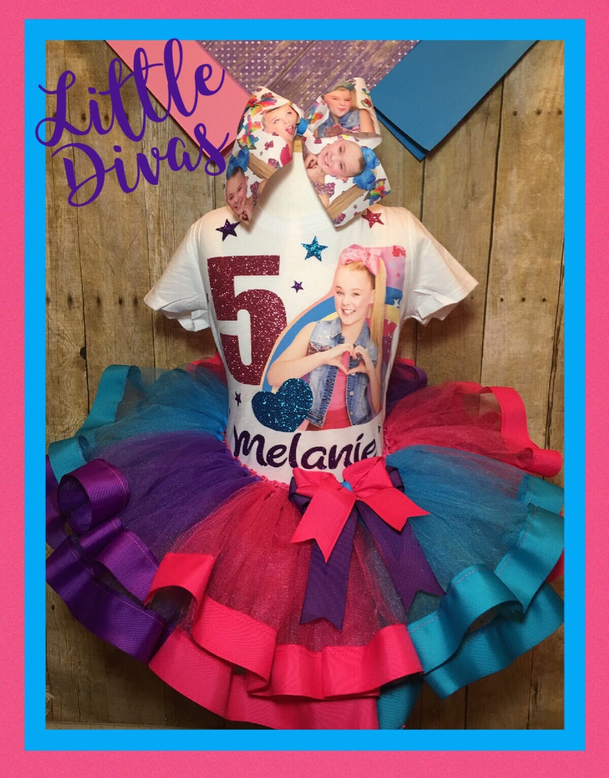 Jojo tutu jojo party tutu Jojo siwa jojo birthday jojo | Etsy