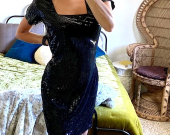 slim fit dress slacks Navy Metallic Sparkle And Sequin Square Neck Bodycon Midi Dress – AX Paris