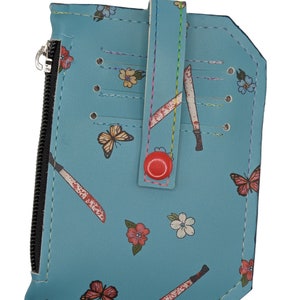 Butterfly Machete Minimalist Wallet - perfect gift, slim wallet, spooky gift