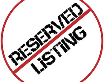 Reserved listing for JB 3