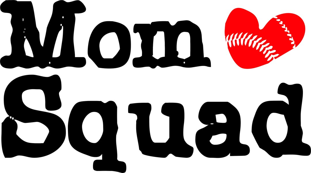 Baseball Mom Squad Tshirt Etsy