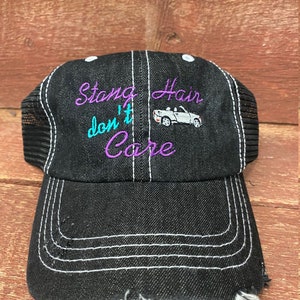 Stang Hair Don&#39;t Care Hat