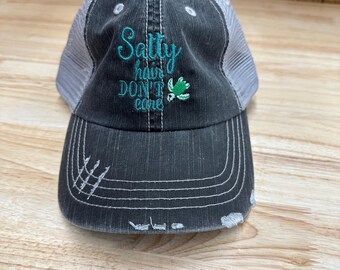 Salty Hair Don't Care Hat