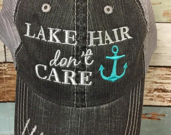 Lake Hair Don't Care Hat