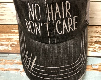 No Hair Don't Care Hat
