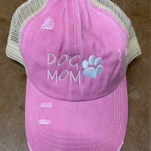 Dog Mom Pony Tail Hat