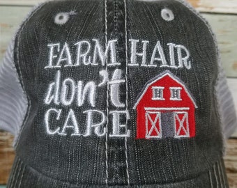 Farm Hair Don't Care Hat